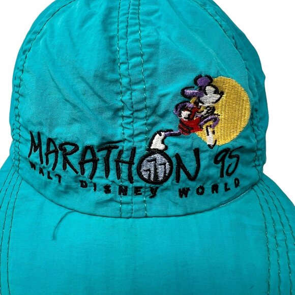 Walt Disney World Marathon 1995 Vintage Embroidered Snapback Hat Cap Retro Rare - Picture 8 of 11